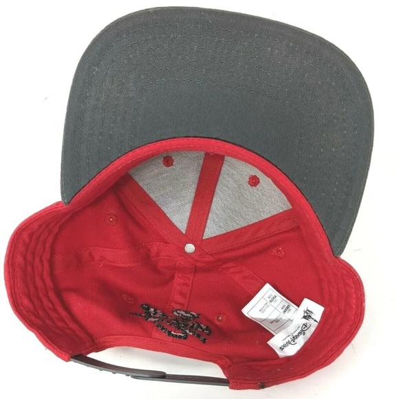 Disney Parks Pixel Cross-Stitch Mickey Mouse Red Adjustable Youth Cap, EUC. - Picture 6 of 6